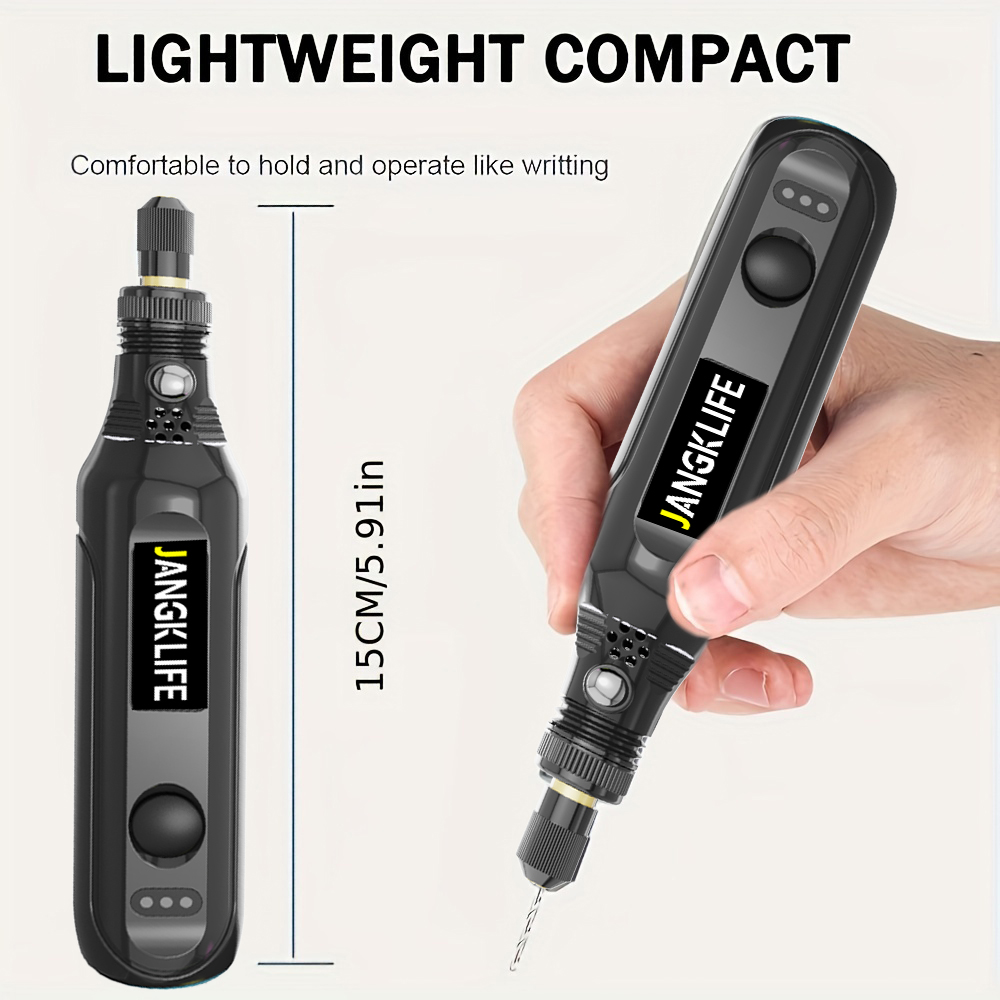 USBコードレスロータリーツールキット木工彫刻ペンDIYジュ - Cordless Rotary Tool Kit Accessories のレビューと価格