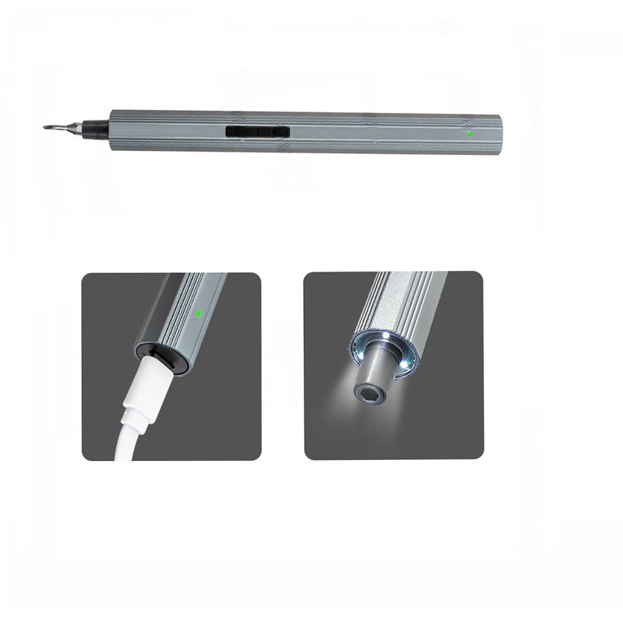 48-in-1電動ドライバーセットUSB充電式LEDライト付 - Electric Screwdriver Rechargeable Usb のレビューと価格