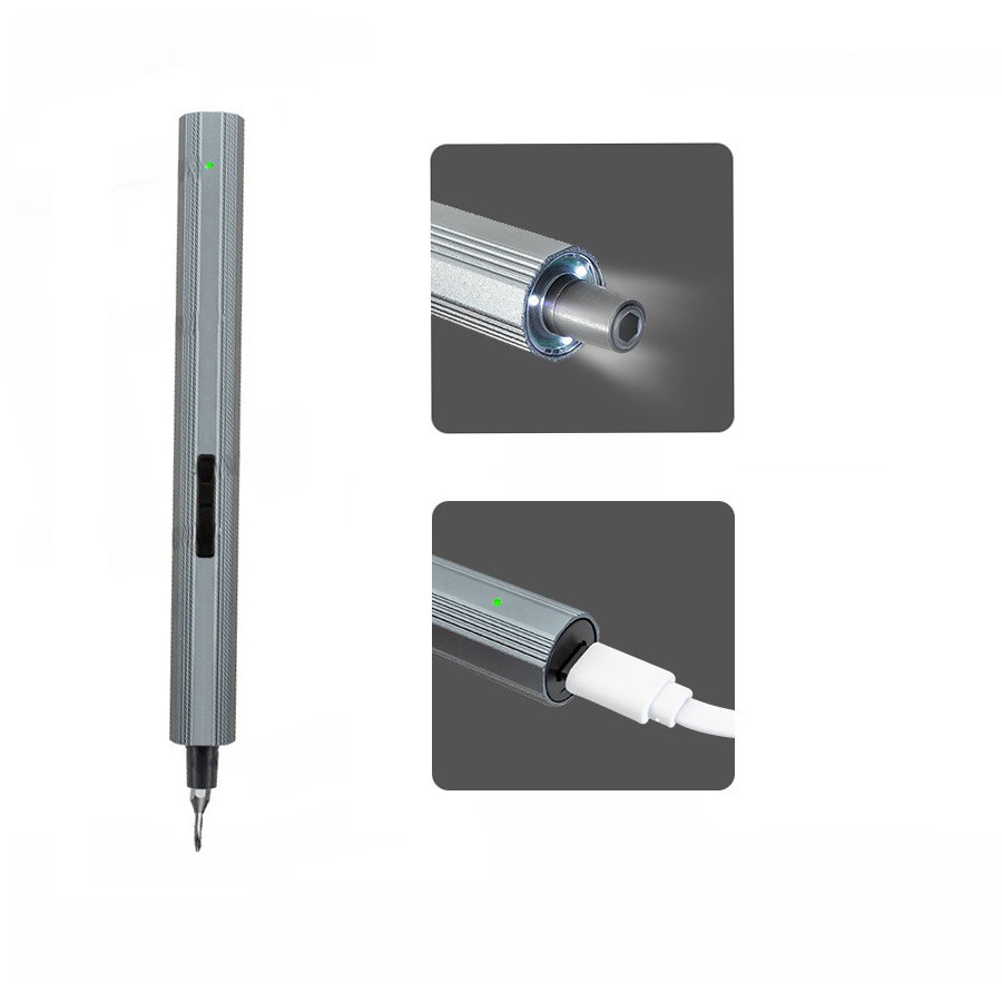 48-in-1電動ドライバーセットUSB充電式LEDライト付 - Electric Screwdriver Rechargeable Usb のレビューと価格