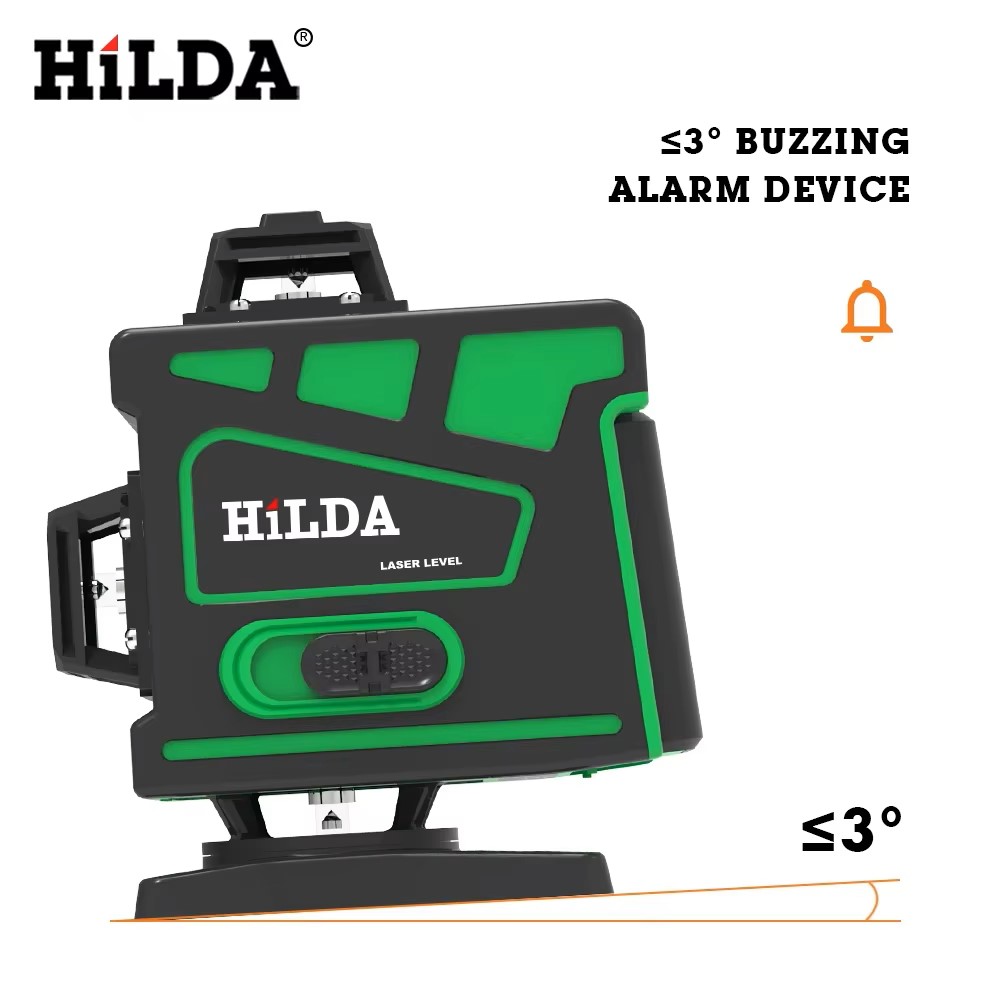 HILDA 16/12 ライン超強力 4D/3D レーザーレ - Laser Level 16 Lines 4D Green のレビューと価格
