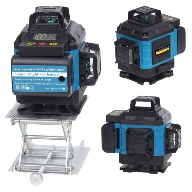 デジタル16ライン4Dグリーン卸売レーザーレベル自動水平調整 - Laser Level 16 Lines 4D Green のレビューと価格