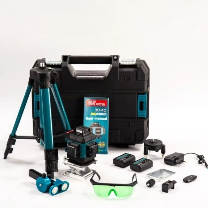 デジタル16ライン4Dグリーン卸売レーザーレベル自動水平調整 - Laser Level 16 Lines 4D Green のレビューと価格