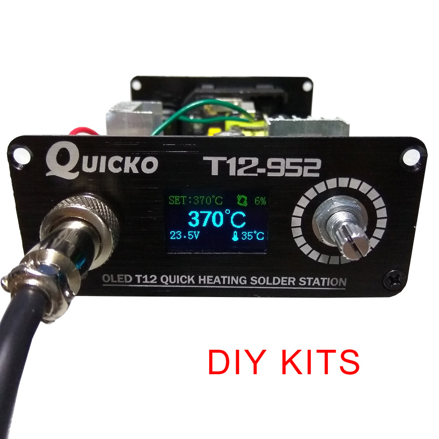 T12 STC-OLED はんだステーションアイロン DIY - Digital Soldering Station T12 のレビューと価格