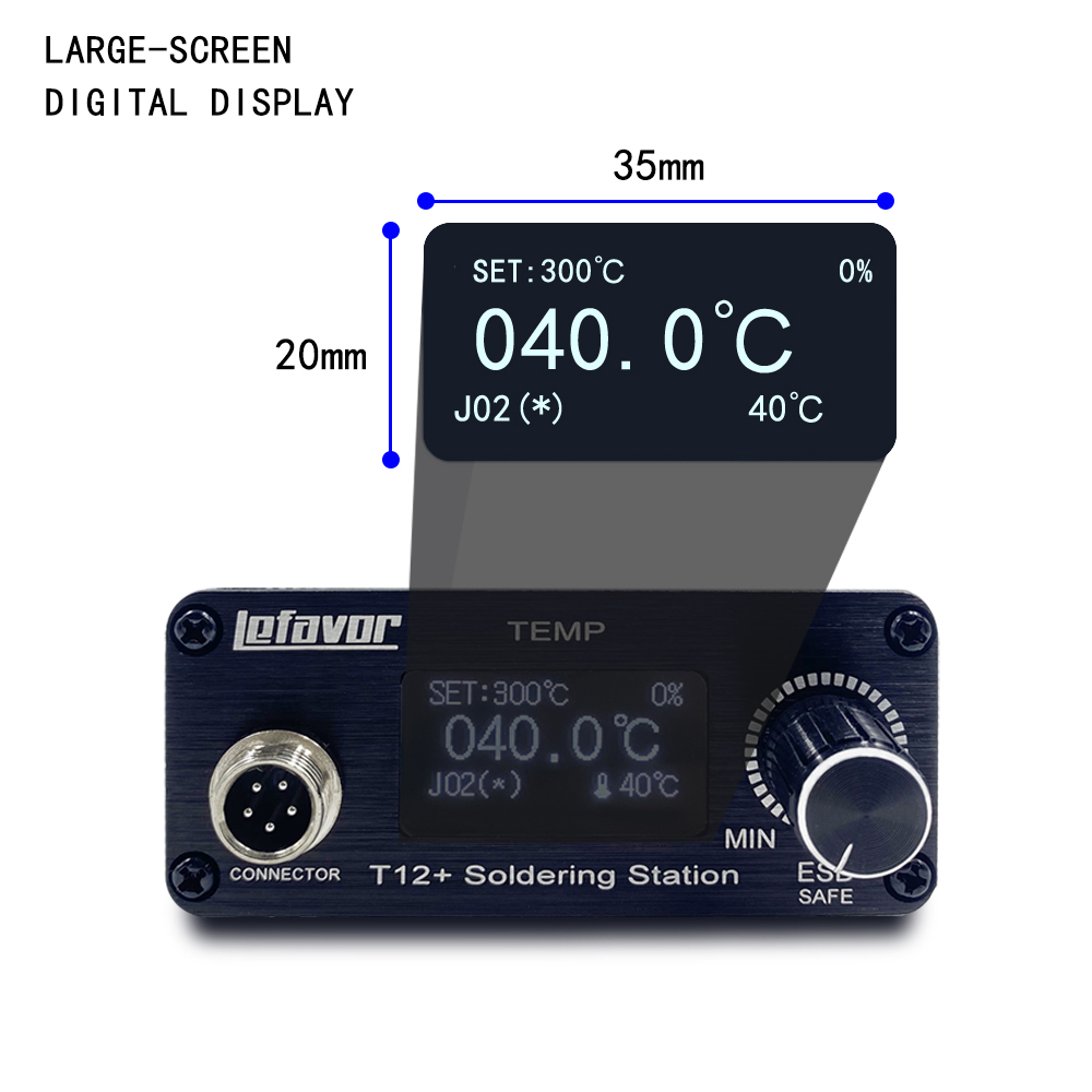 T12 + はんだステーションはんだごて 1.3 インチ O - Digital Soldering Station T12 のレビューと価格